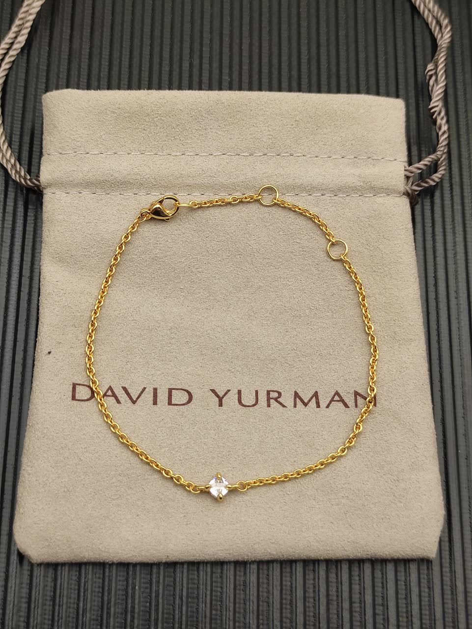 David Yurman Cable Collectibles Diamond Station Bracelet David Yurman Cable Collectibles Diamond Station Bracelet